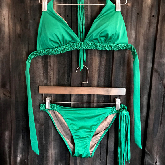 Victoria's Secret Other - Victoria's Secret Macrame' Fringe Two Piece Bikini